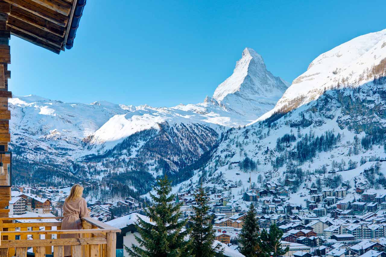 Chalet Les Anges Zermatt views