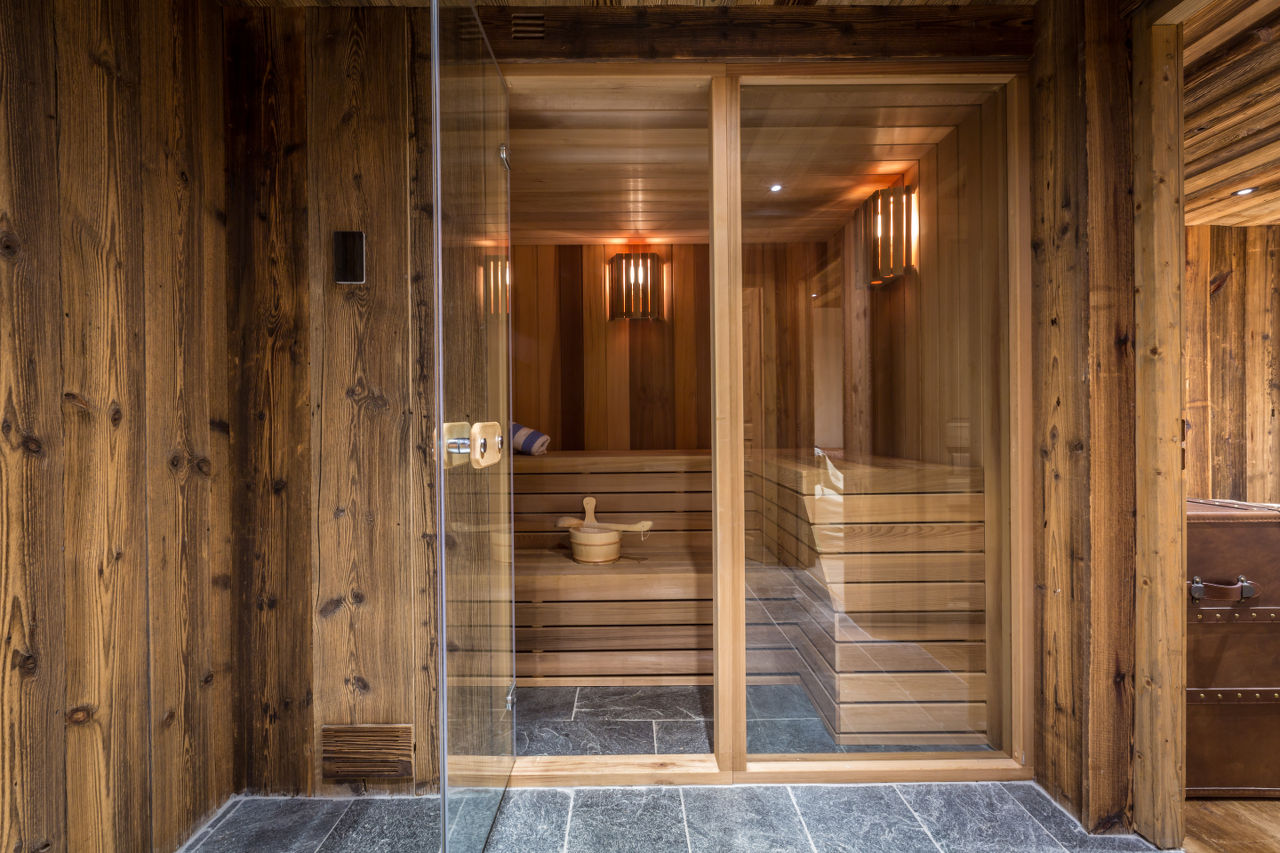 Sauna at Chalet Baby Bear in Chamonix