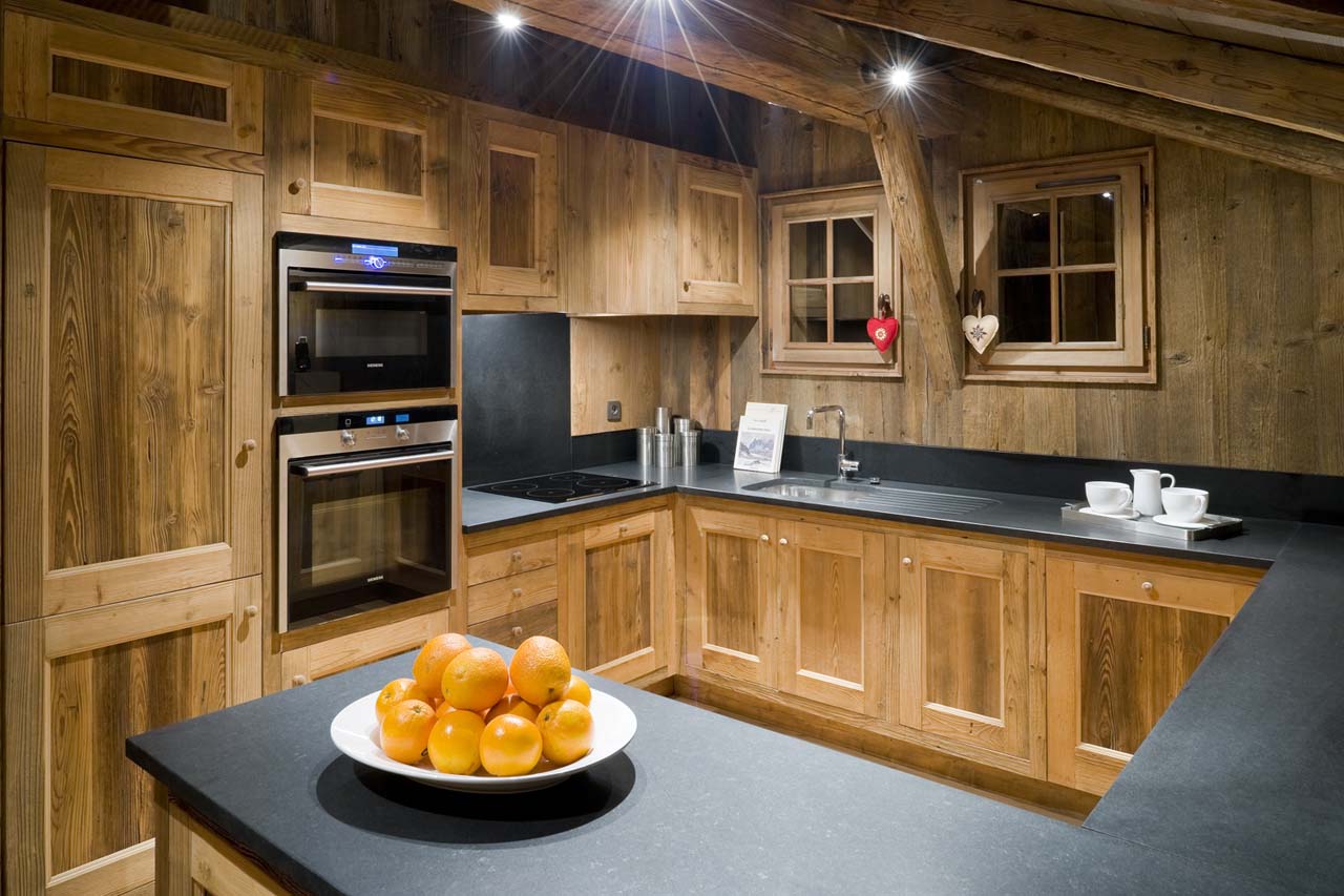 Kitchen at Chalet Baloo in Chamonix