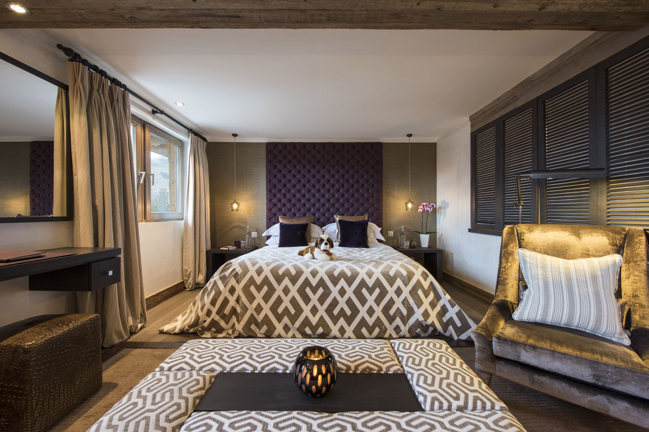 The Lodge Verbier another angle of the large bedroom