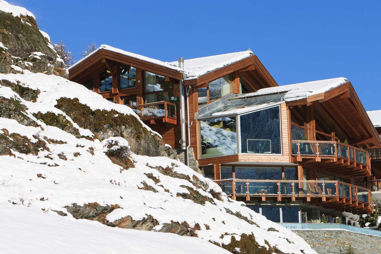 Exterior in the daytime at Chalet Zermatt Peak in Zermatt