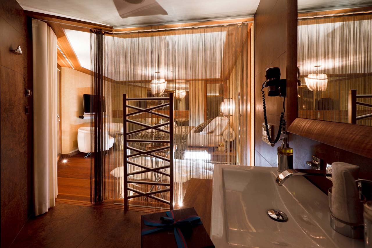 Studio suite shower room at Chalet Zermatt Peak in Zermatt